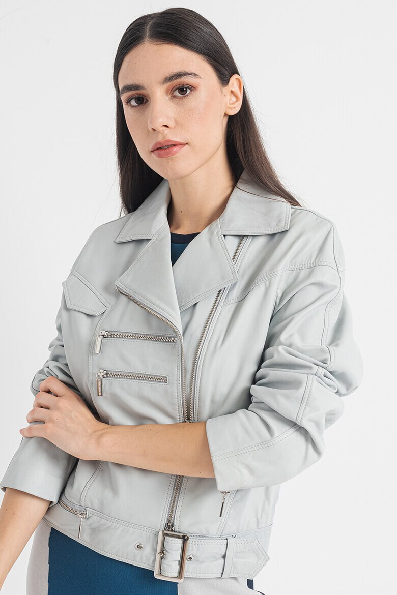 ARMANI EXCHANGE Кожено яке с паднали ръкави - Pepit.bg