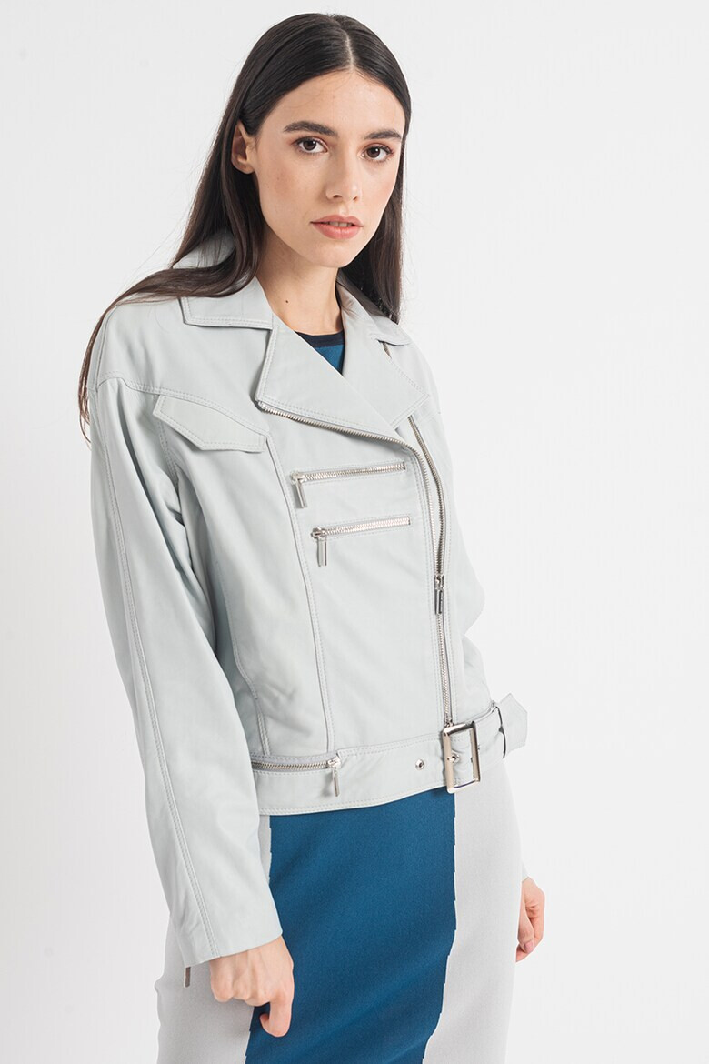 ARMANI EXCHANGE Кожено яке с паднали ръкави - Pepit.bg