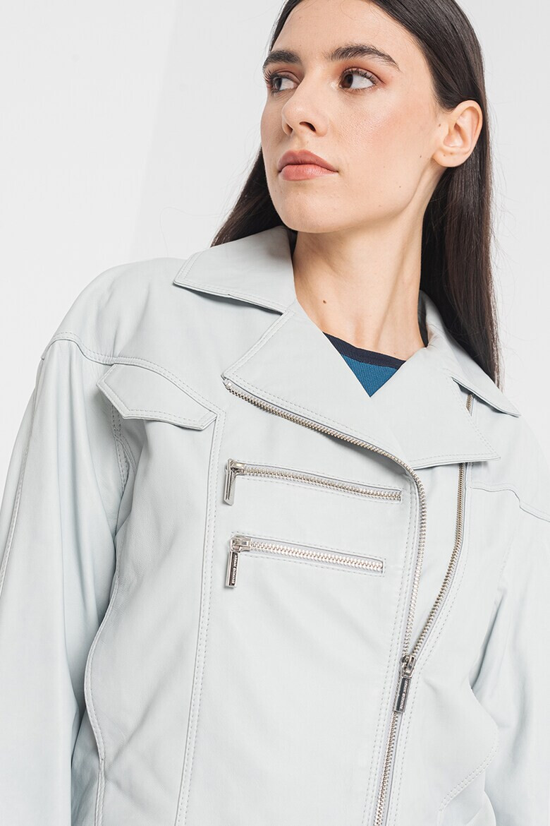 ARMANI EXCHANGE Кожено яке с паднали ръкави - Pepit.bg