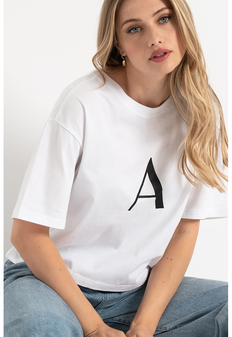 ARMANI EXCHANGE Къса тениска с лого - Pepit.bg