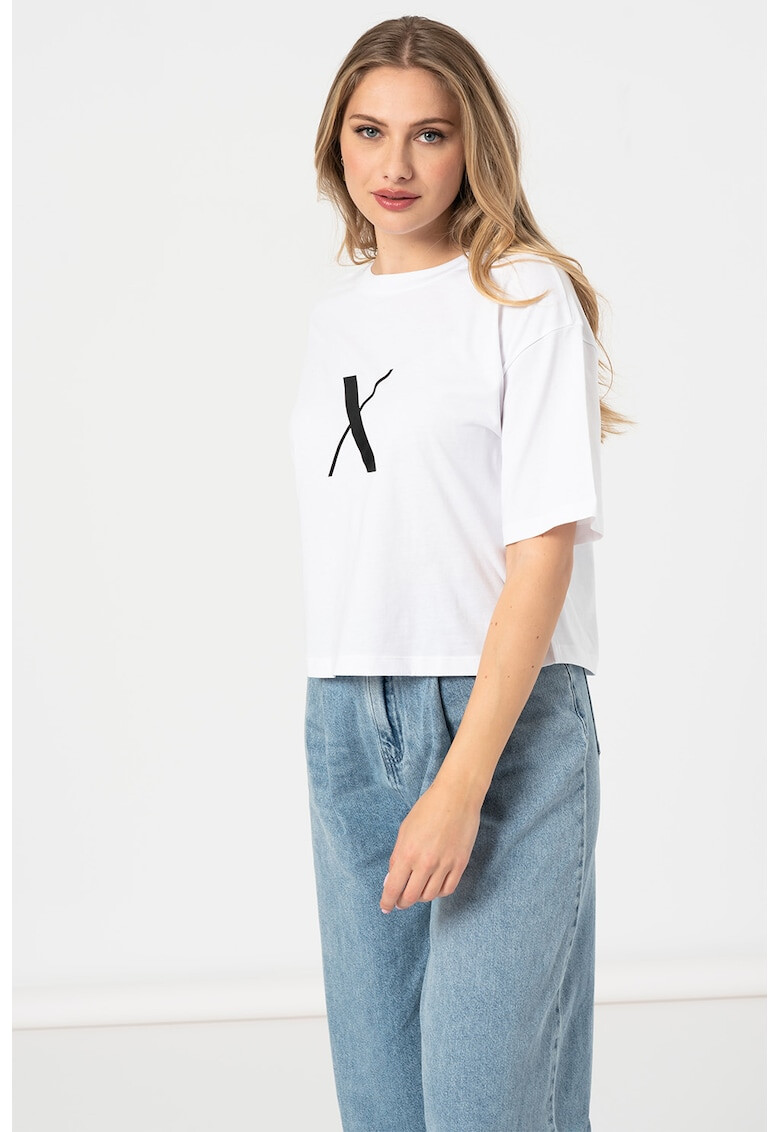 ARMANI EXCHANGE Къса тениска с лого - Pepit.bg
