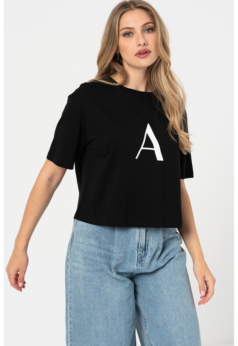 ARMANI EXCHANGE Къса тениска с лого - Pepit.bg