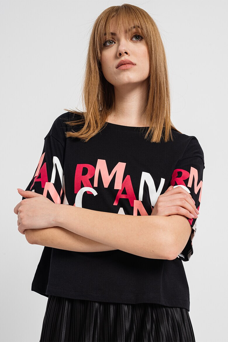 ARMANI EXCHANGE Къса тениска с лого - Pepit.bg