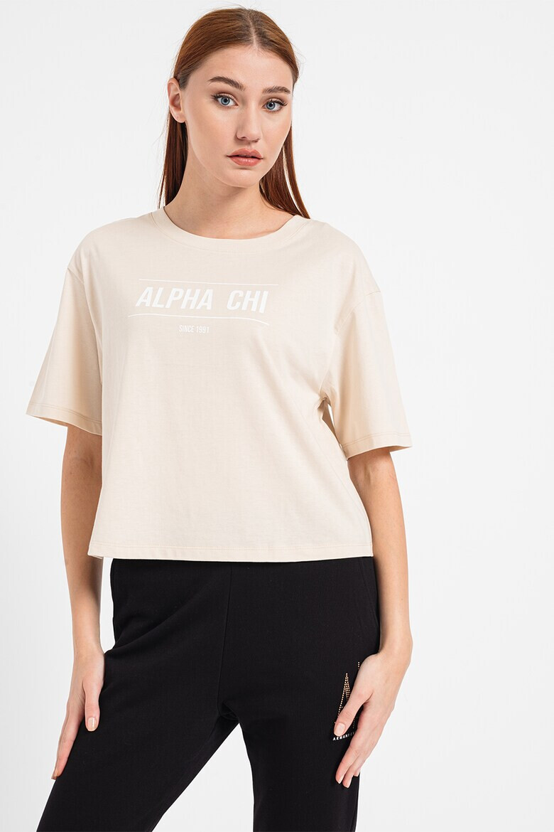 ARMANI EXCHANGE Къса тениска с надписи - Pepit.bg