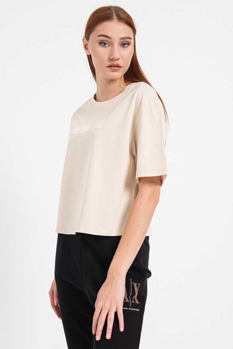 ARMANI EXCHANGE Къса тениска с надписи - Pepit.bg
