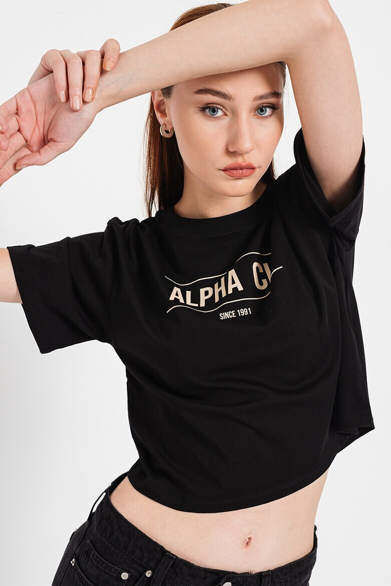ARMANI EXCHANGE Къса тениска с надписи - Pepit.bg
