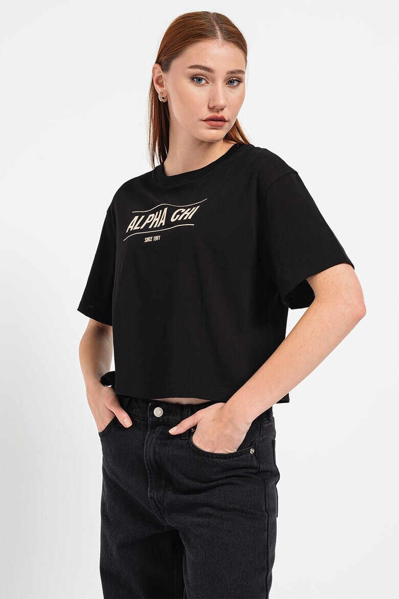 ARMANI EXCHANGE Къса тениска с надписи - Pepit.bg