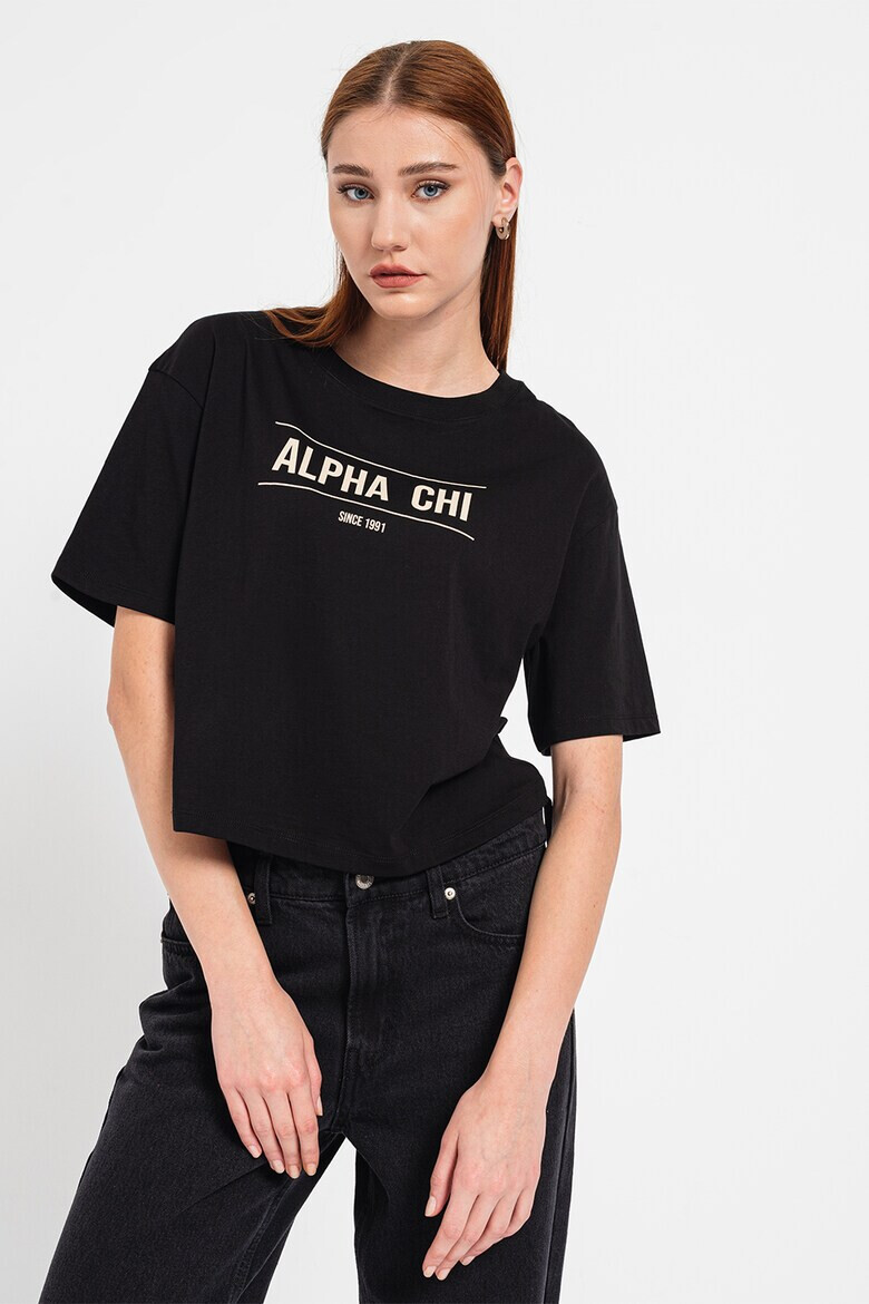 ARMANI EXCHANGE Къса тениска с надписи - Pepit.bg