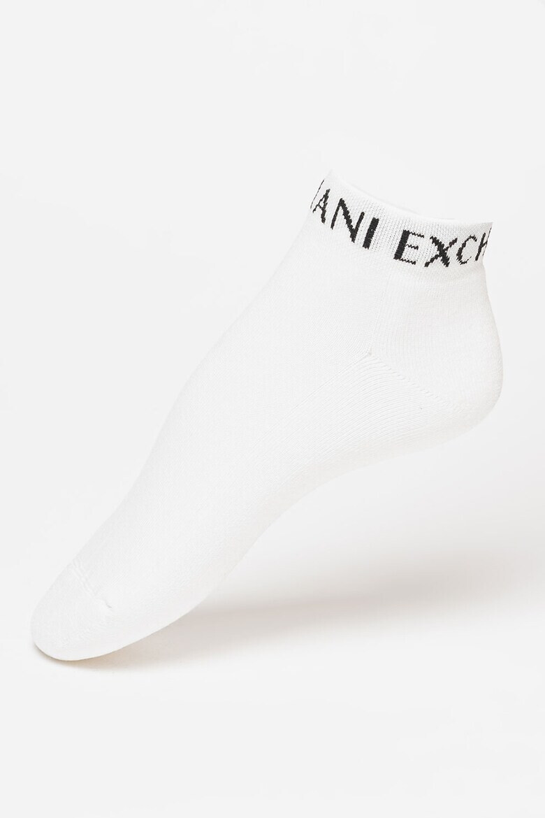 ARMANI EXCHANGE Къси чорапи на лога - 2 чифта - Pepit.bg