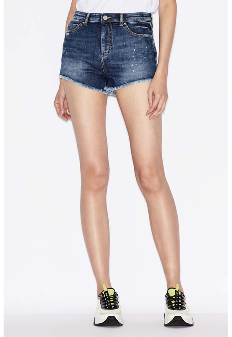 ARMANI EXCHANGE Къси дънки със захабен ефект - Pepit.bg