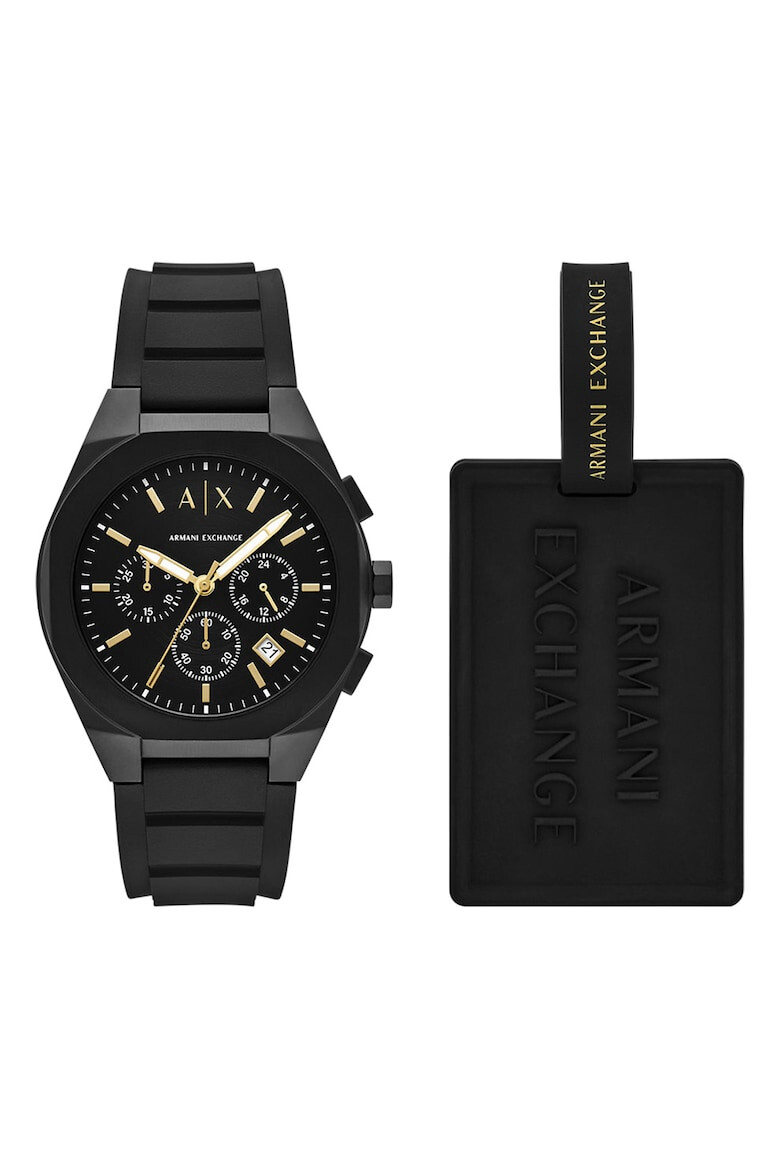 ARMANI EXCHANGE Кварцов часовник и аксесоар с лого - Pepit.bg