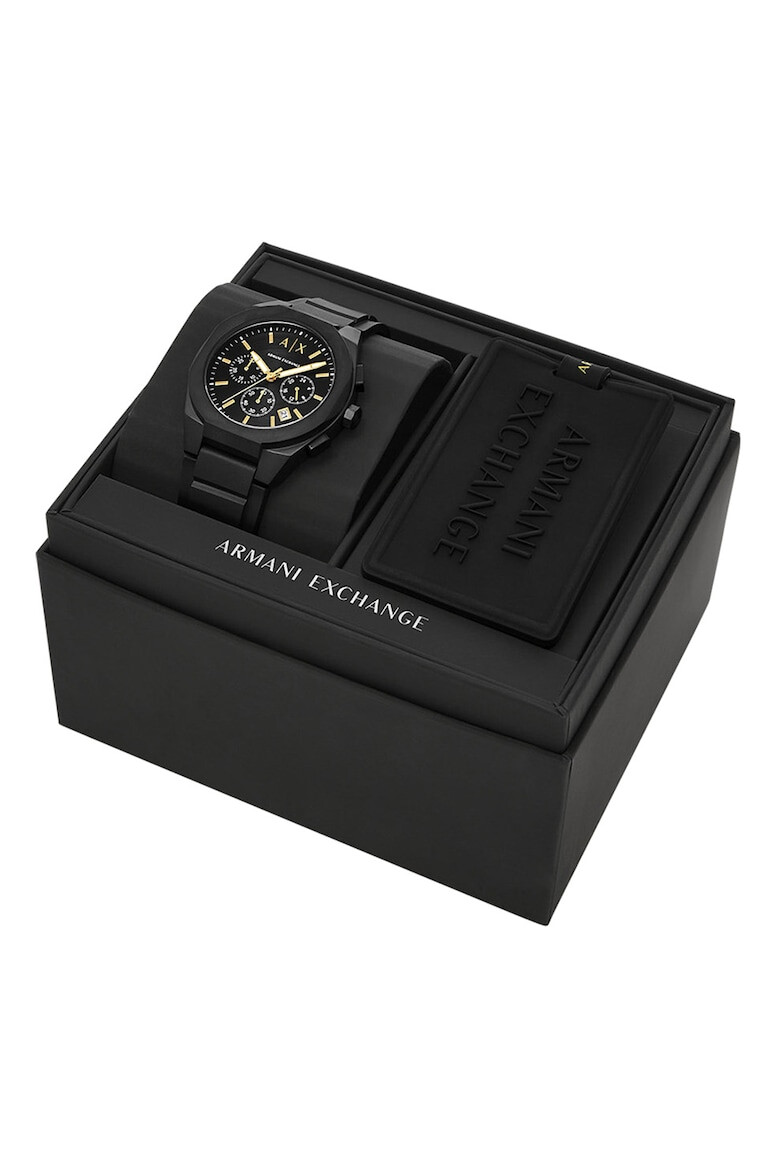 ARMANI EXCHANGE Кварцов часовник и аксесоар с лого - Pepit.bg