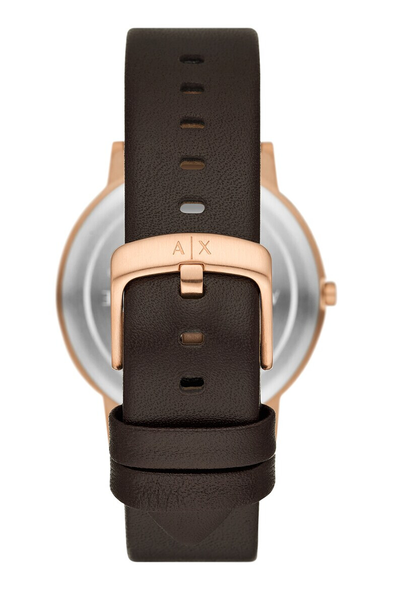 ARMANI EXCHANGE Кварцов часовник с кожена каишка - Pepit.bg