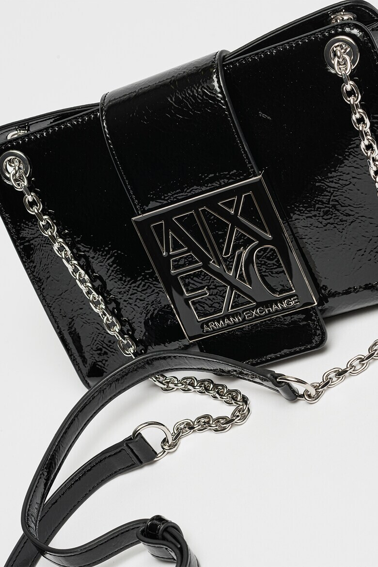 ARMANI EXCHANGE Лачена чанта през рамо - Pepit.bg