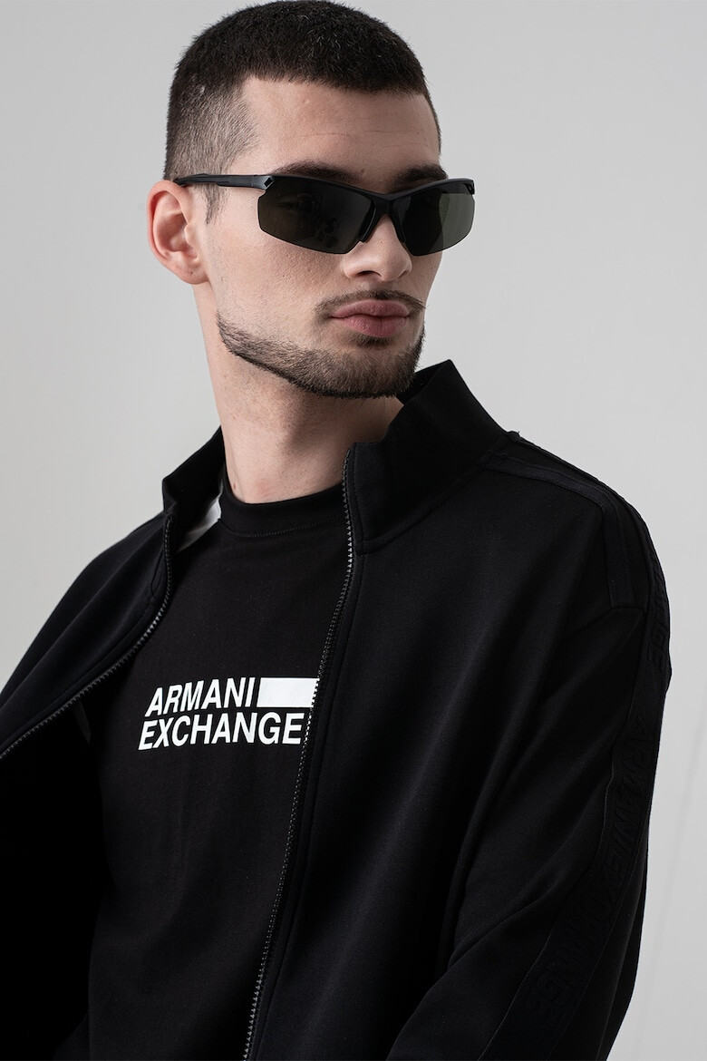 ARMANI EXCHANGE Памучен суитшърт с цип - Pepit.bg