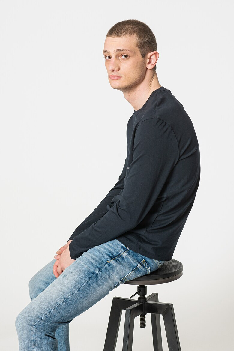 ARMANI EXCHANGE Памучна блуза с лого - Pepit.bg