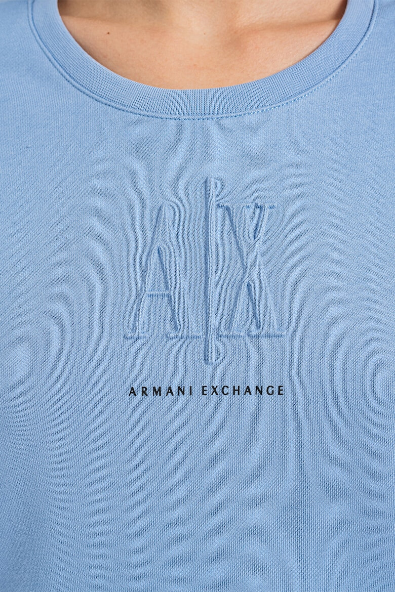 ARMANI EXCHANGE Памучна рокля тип тениска с джобове - Pepit.bg