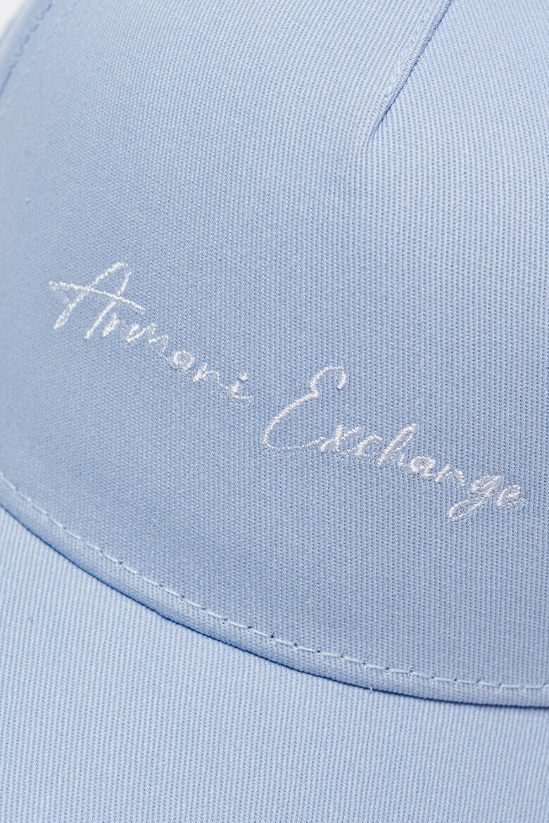 ARMANI EXCHANGE Памучна шапка с бродирано лого - Pepit.bg