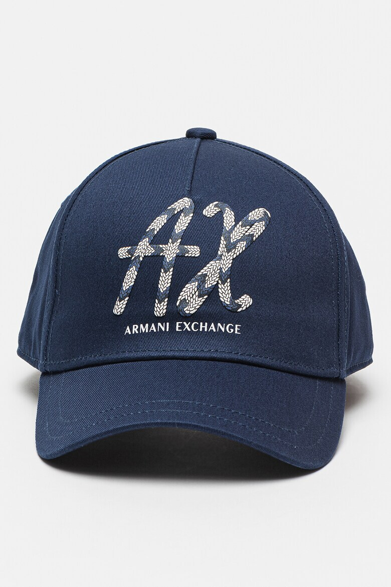 ARMANI EXCHANGE Памучна шапка с лого - Pepit.bg