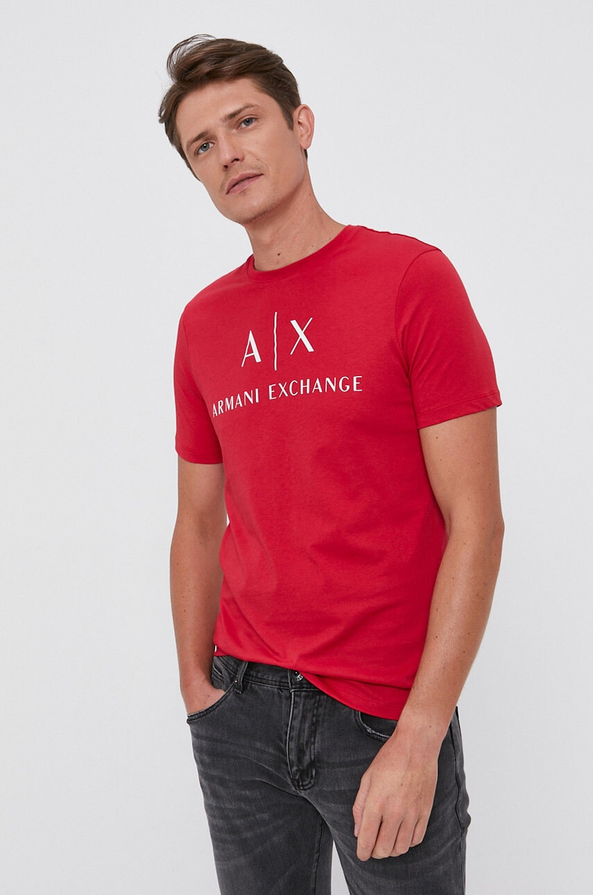 ARMANI EXCHANGE Памучна тениска - Pepit.bg