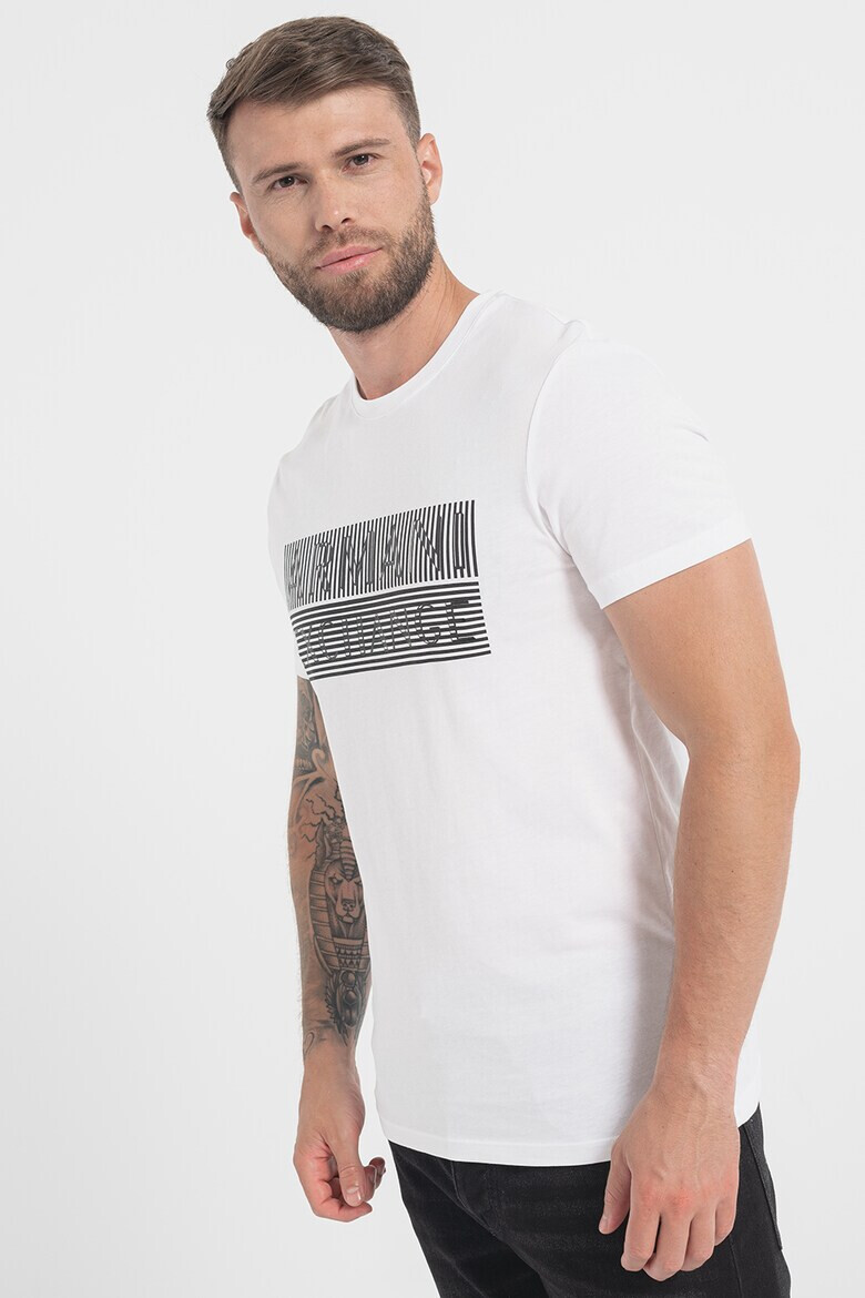 ARMANI EXCHANGE Памучна тениска с лога - Pepit.bg