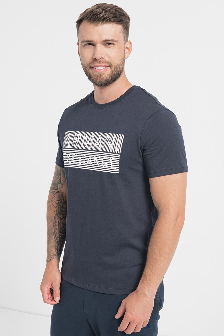 ARMANI EXCHANGE Памучна тениска с лога - Pepit.bg