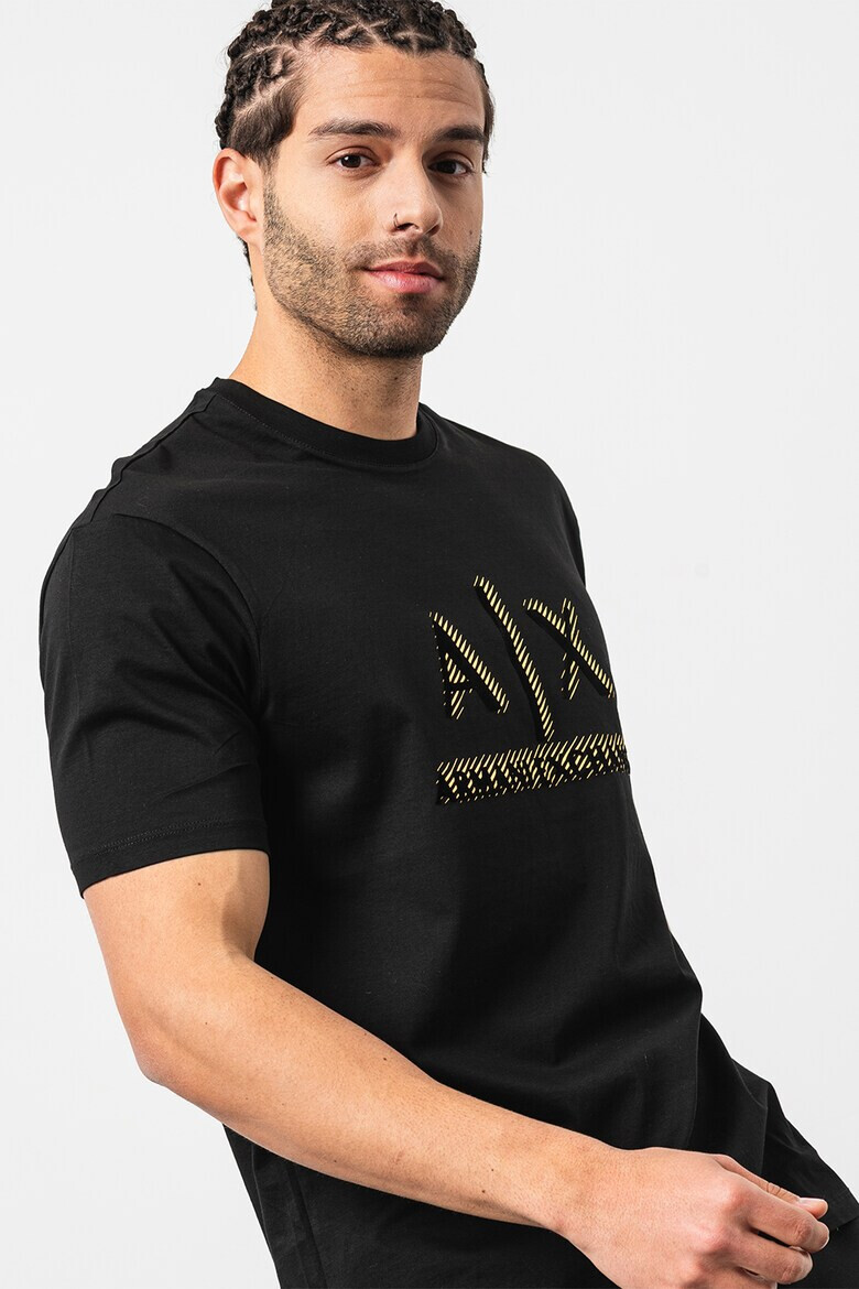 ARMANI EXCHANGE Памучна тениска с лога - Pepit.bg