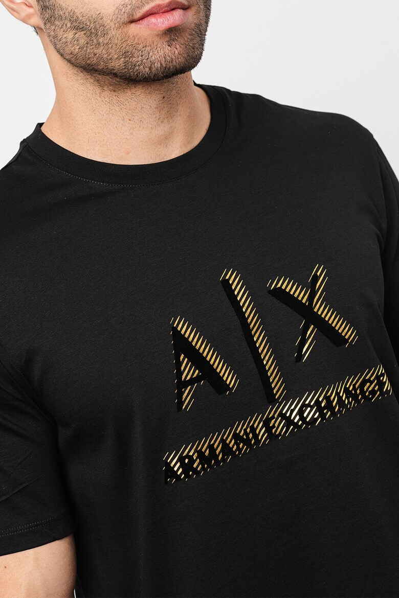 ARMANI EXCHANGE Памучна тениска с лога - Pepit.bg