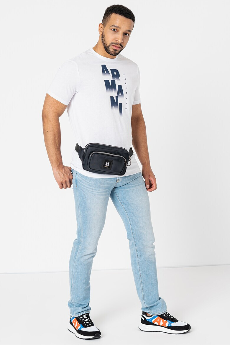 ARMANI EXCHANGE Памучна тениска с лого - Pepit.bg