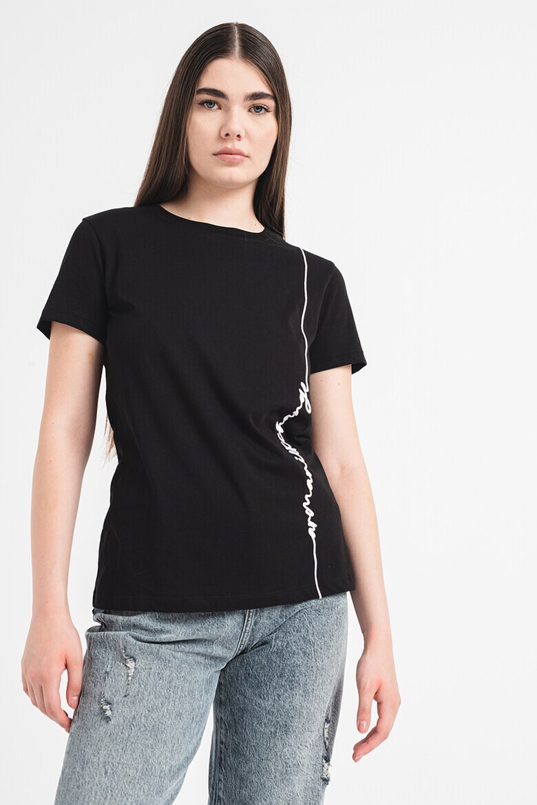 ARMANI EXCHANGE Памучна тениска с лого - Pepit.bg