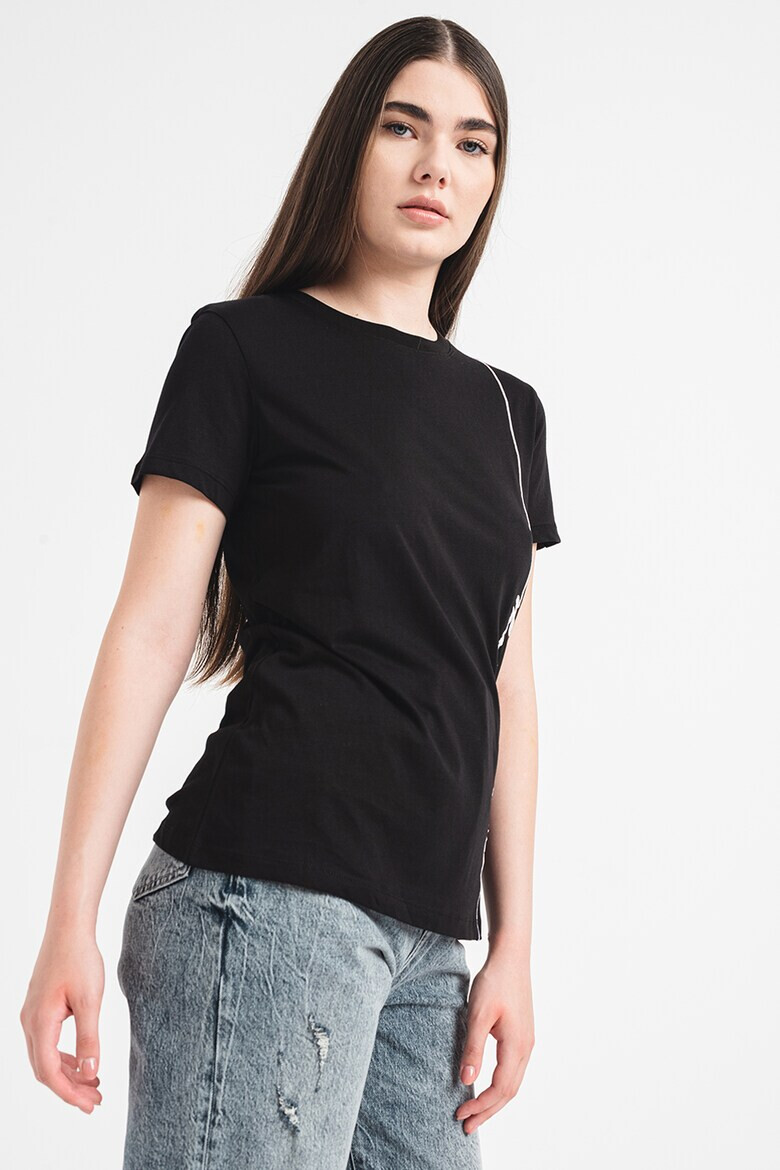 ARMANI EXCHANGE Памучна тениска с лого - Pepit.bg