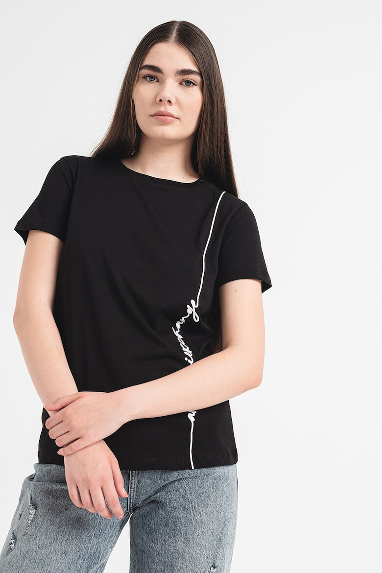ARMANI EXCHANGE Памучна тениска с лого - Pepit.bg