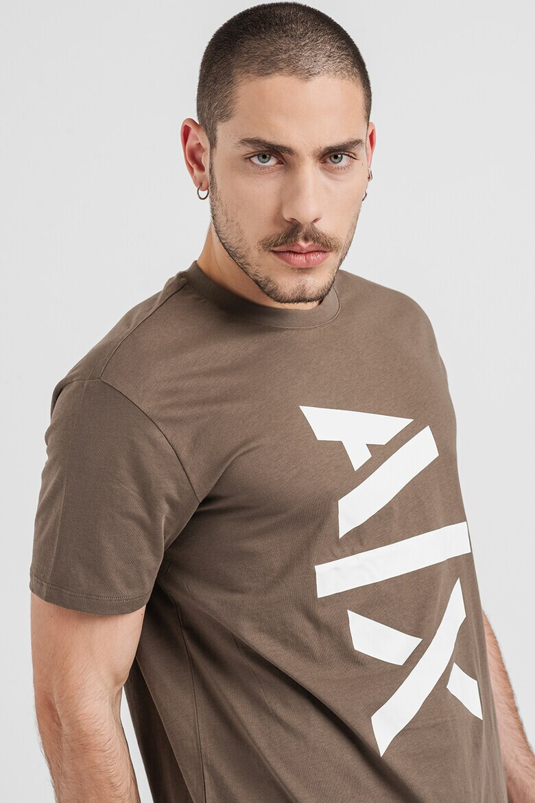 ARMANI EXCHANGE Памучна тениска с лого - Pepit.bg