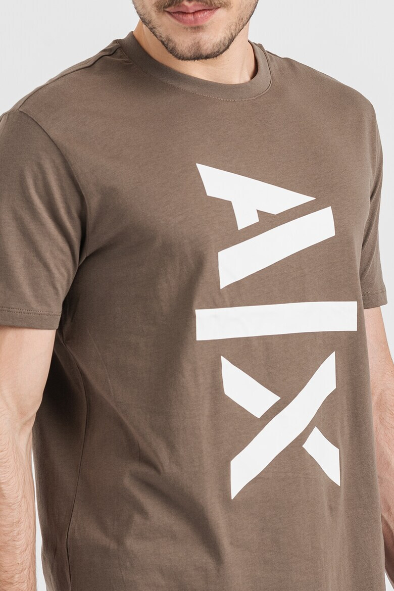 ARMANI EXCHANGE Памучна тениска с лого - Pepit.bg