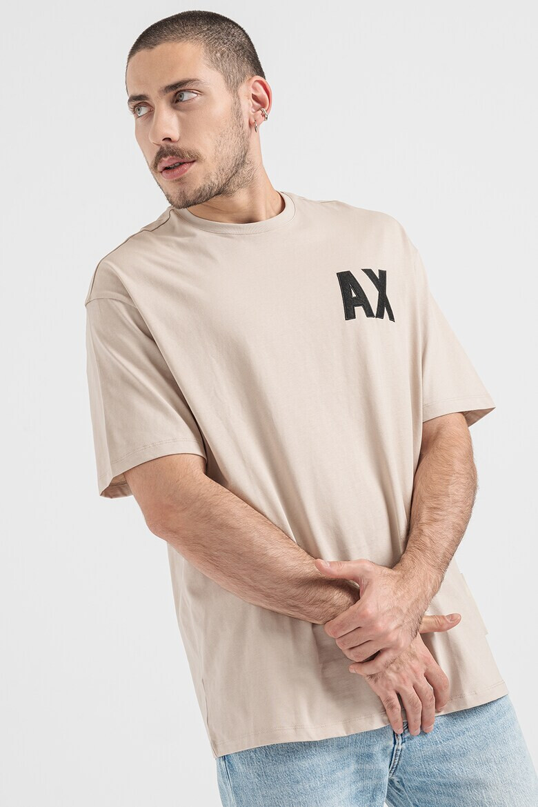 ARMANI EXCHANGE Памучна тениска с лого - Pepit.bg
