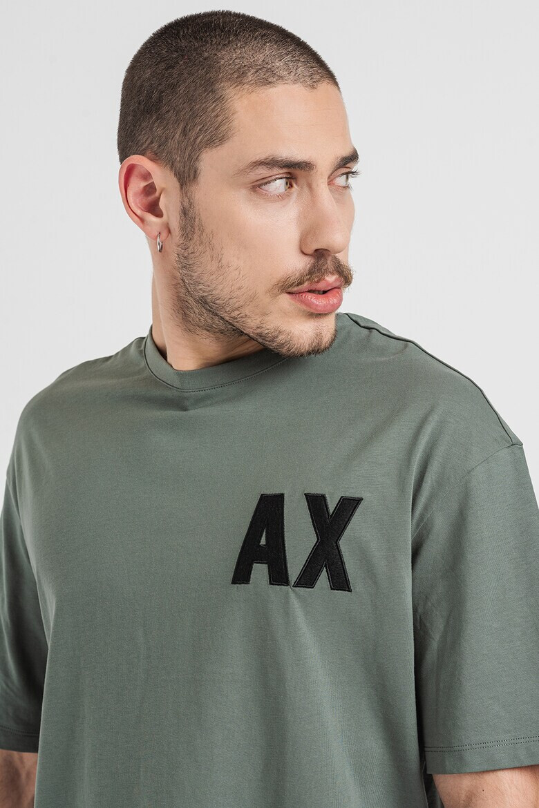 ARMANI EXCHANGE Памучна тениска с лого - Pepit.bg