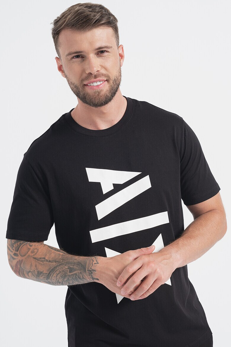 ARMANI EXCHANGE Памучна тениска с лого - Pepit.bg