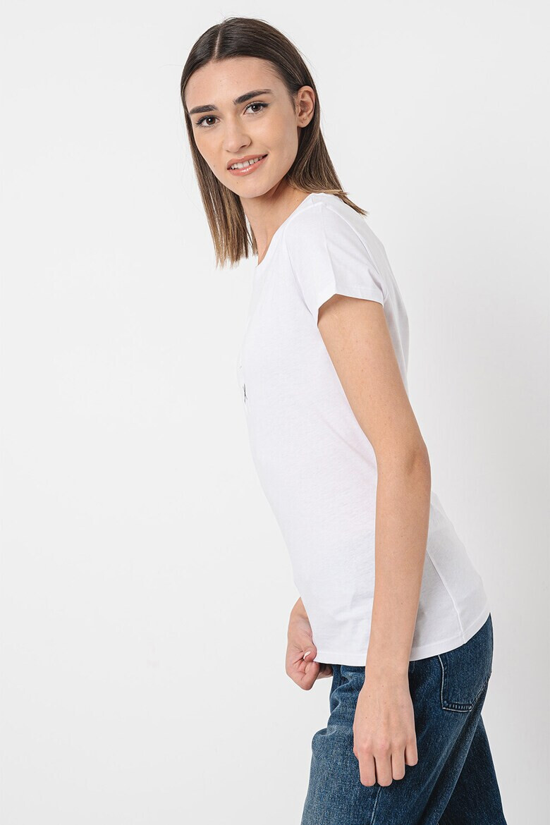 ARMANI EXCHANGE Памучна тениска с лого - Pepit.bg