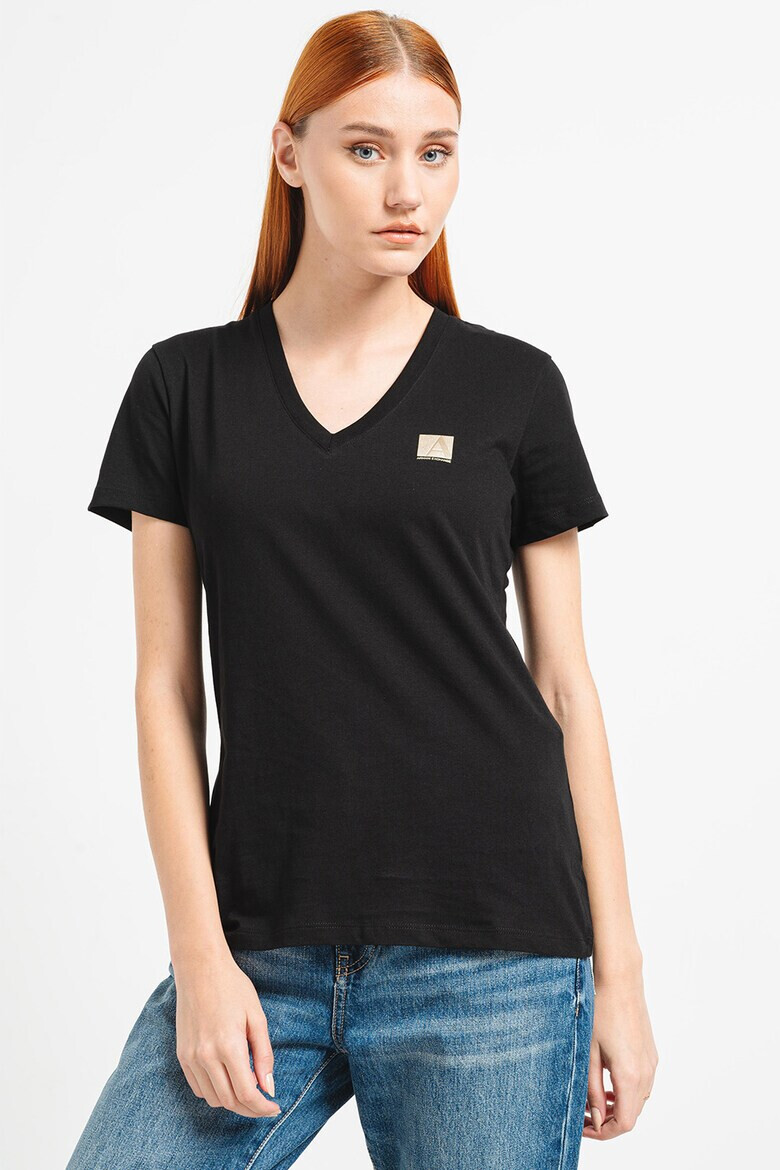 ARMANI EXCHANGE Памучна тениска с лого - Pepit.bg