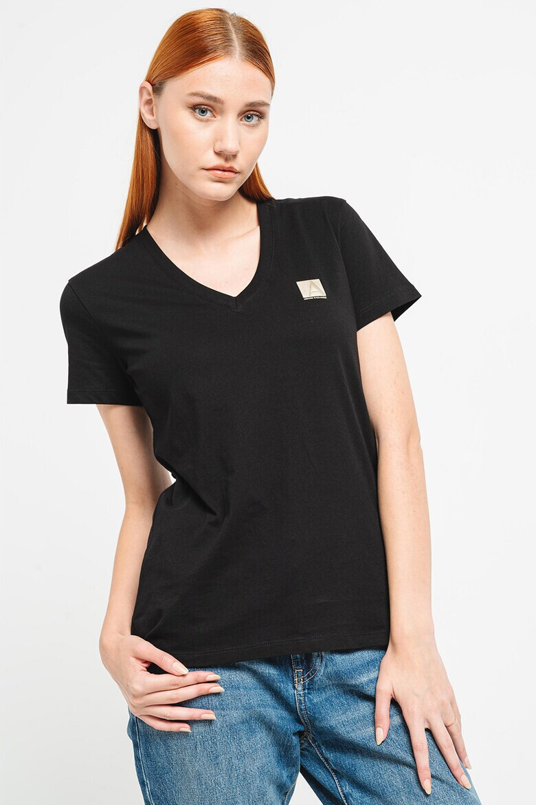 ARMANI EXCHANGE Памучна тениска с лого - Pepit.bg