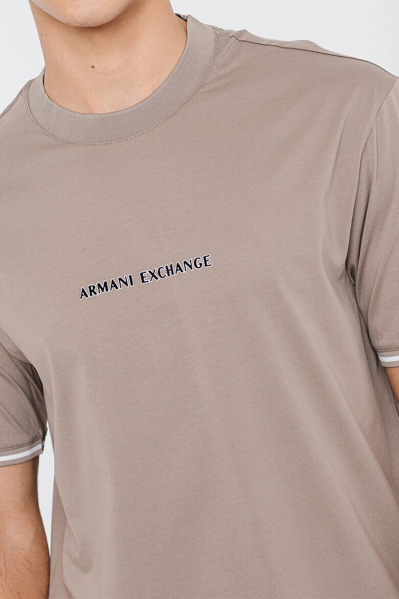 ARMANI EXCHANGE Памучна тениска с лого - Pepit.bg