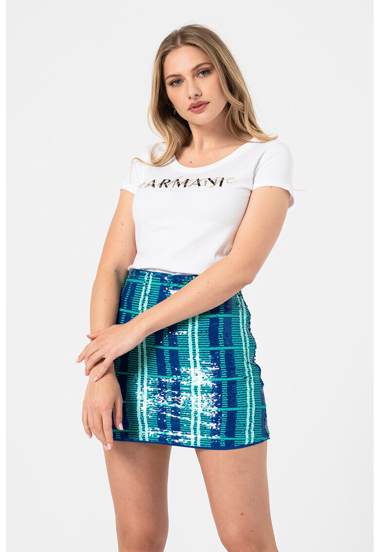 ARMANI EXCHANGE Памучна тениска с лого - Pepit.bg