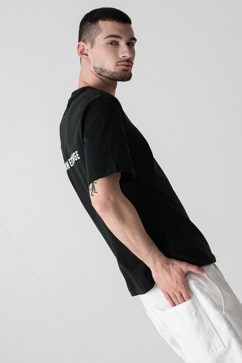 ARMANI EXCHANGE Памучна тениска с лого - Pepit.bg