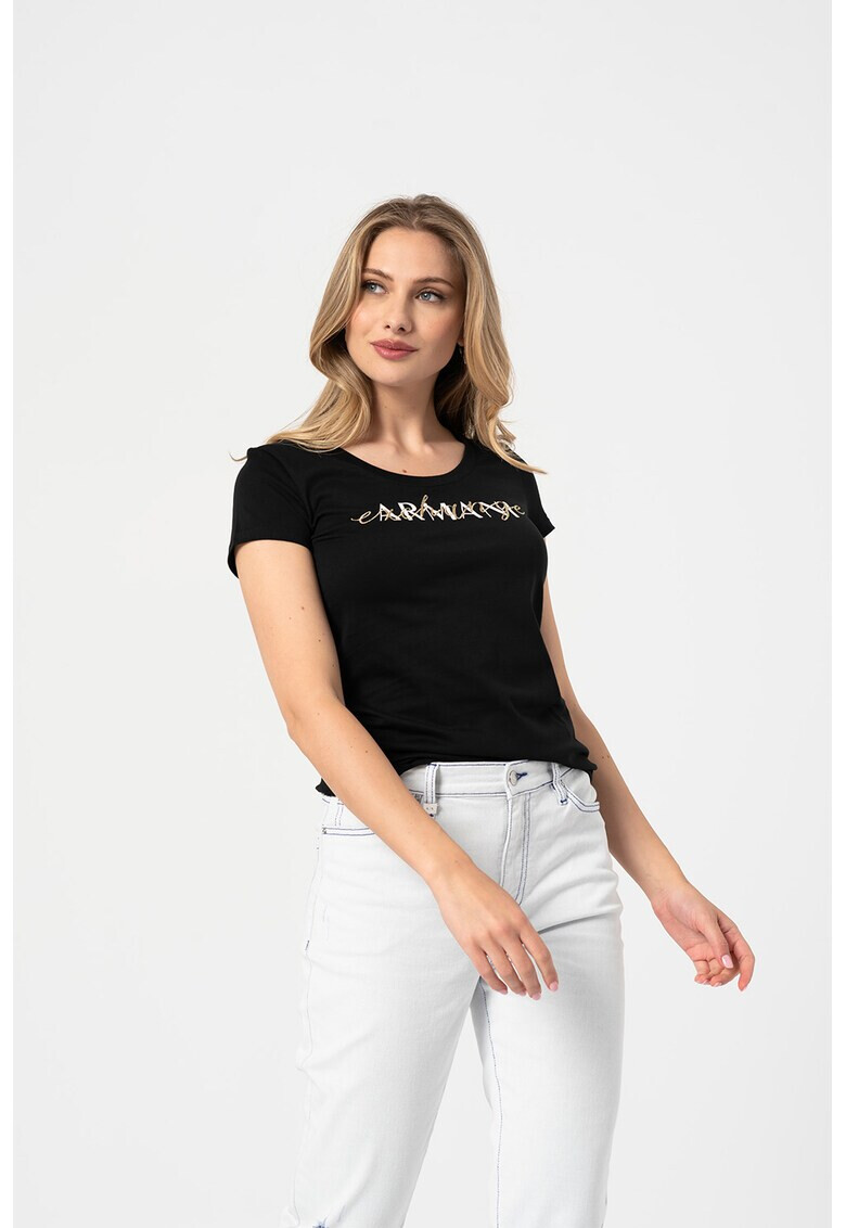 ARMANI EXCHANGE Памучна тениска с лого - Pepit.bg