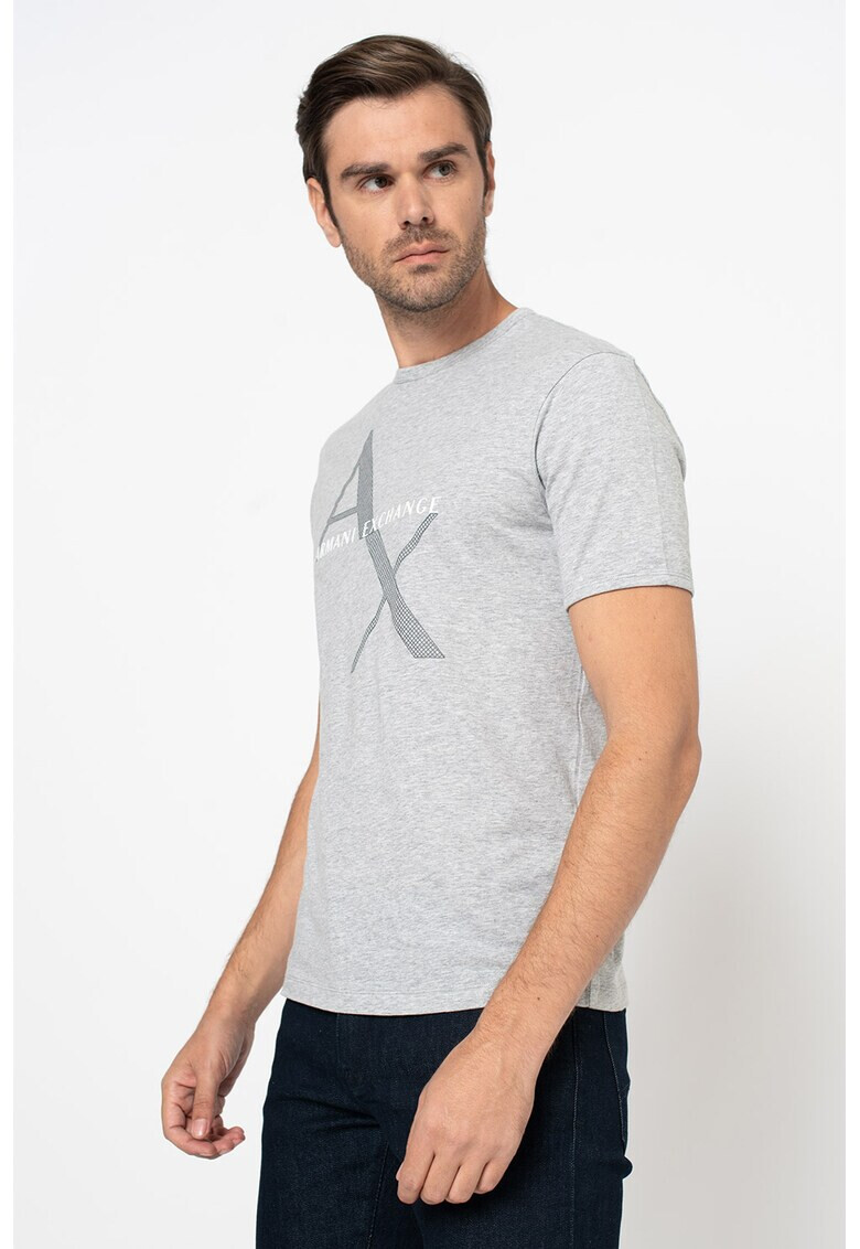 ARMANI EXCHANGE Памучна тениска с лого - Pepit.bg
