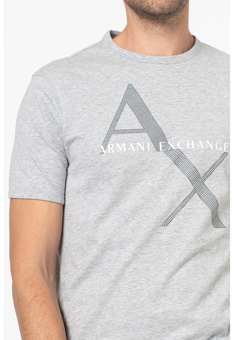 ARMANI EXCHANGE Памучна тениска с лого - Pepit.bg