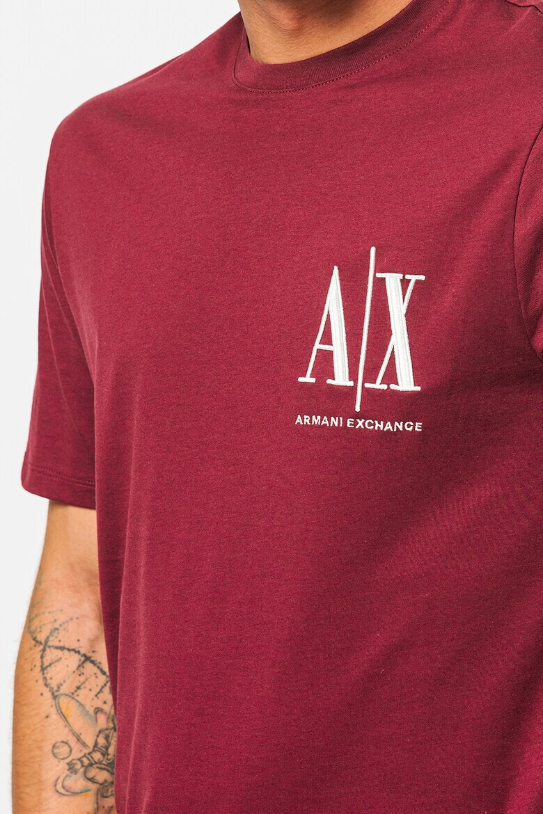 ARMANI EXCHANGE Памучна тениска с лого - Pepit.bg