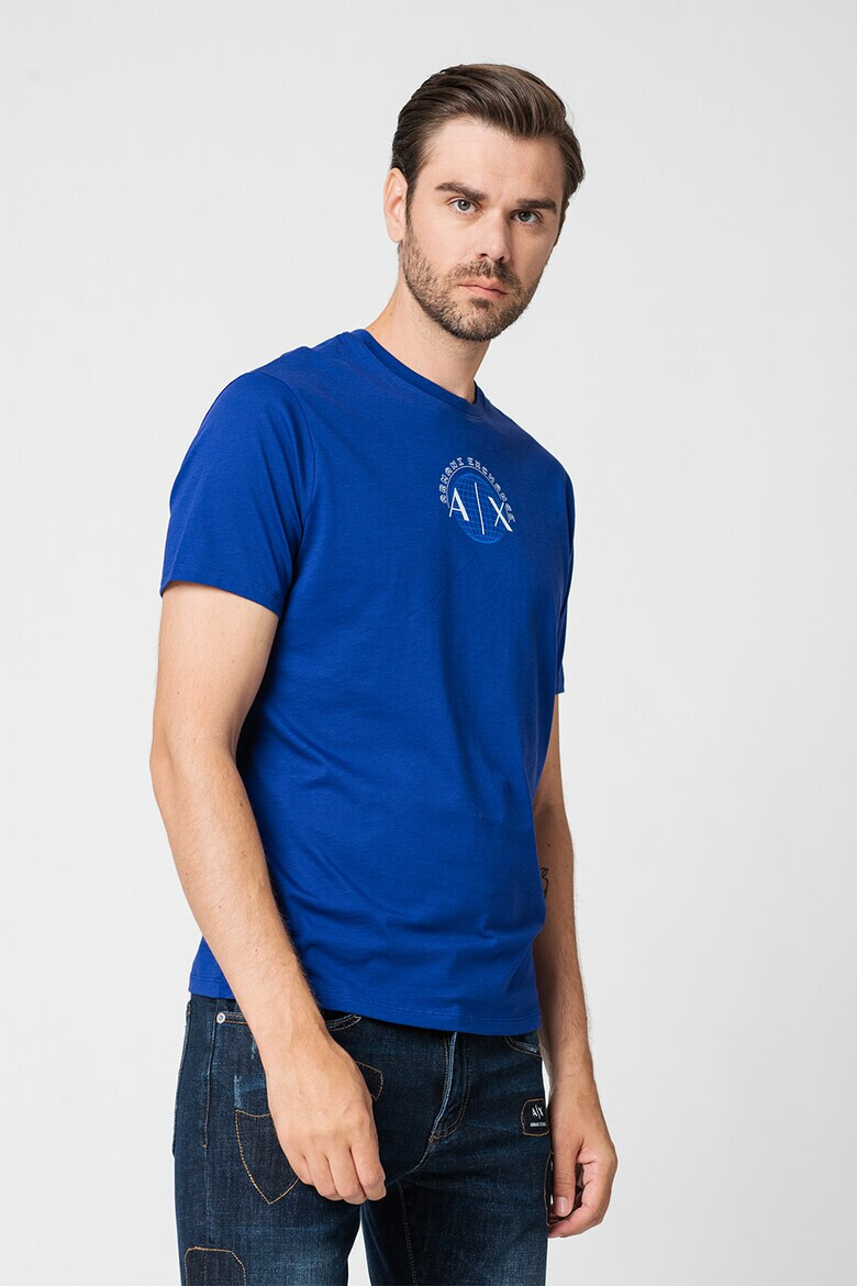 ARMANI EXCHANGE Памучна тениска с лого - Pepit.bg