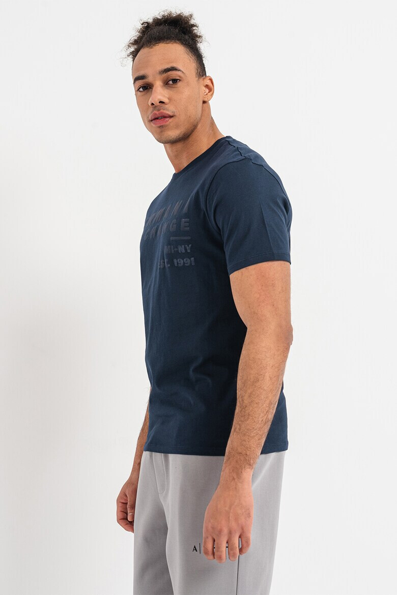 ARMANI EXCHANGE Памучна тениска с лого - Pepit.bg