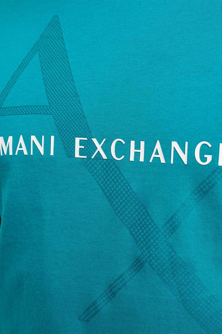 ARMANI EXCHANGE Памучна тениска с лого - Pepit.bg